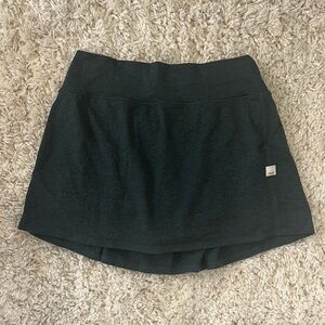 Vuori Dark Green Athletic Skirt